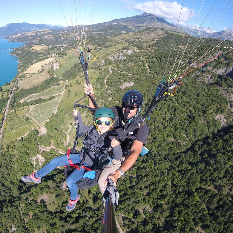 Vol en parapente
